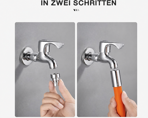 AquaBend™ Flexibler Wasserhahn-Verlängerungsschlauch | Präzise Wasserführung & spritzfreies Befüllen
