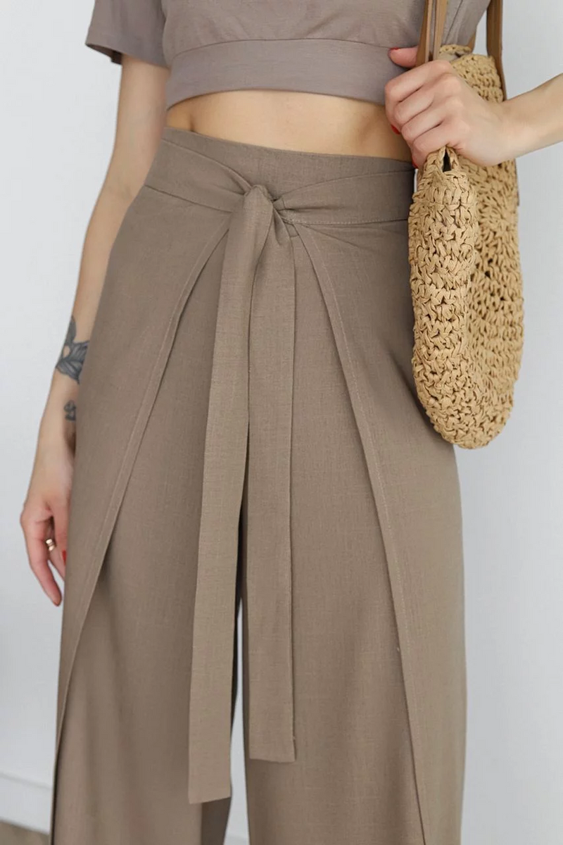 Lina™ – Weit geschnittene Leinenhose | 50% RABATT