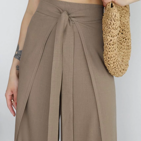 Lina™ – Weit geschnittene Leinenhose | 50% RABATT