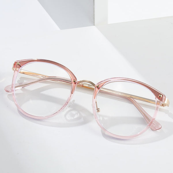 Anti-Blaulicht-Brille rundem Rahmen