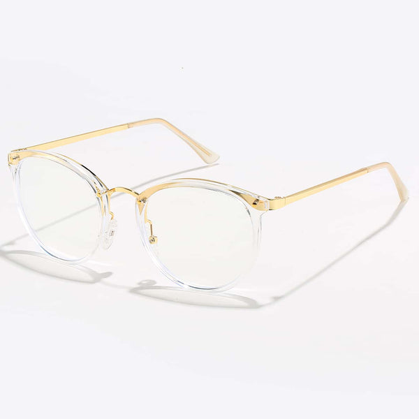 Anti-Blaulicht-Brille rundem Rahmen