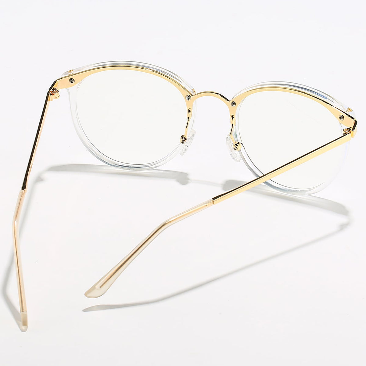 Anti-Blaulicht-Brille rundem Rahmen