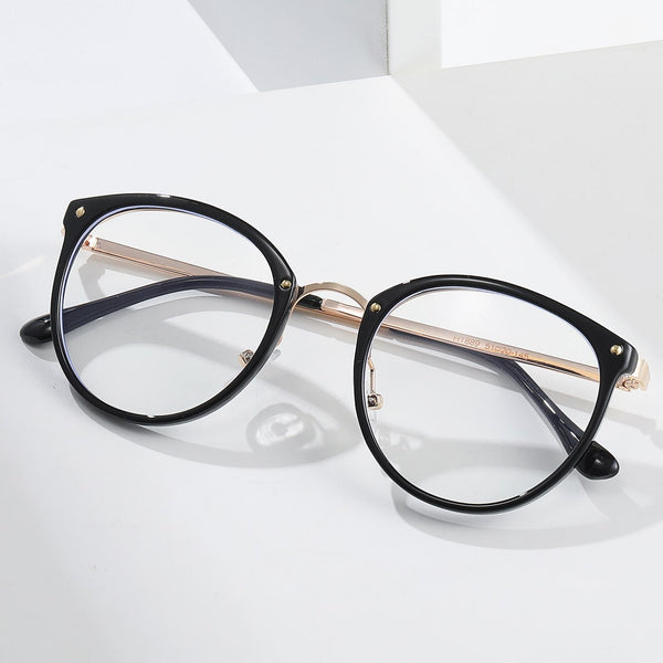 Anti-Blaulicht-Brille rundem Rahmen