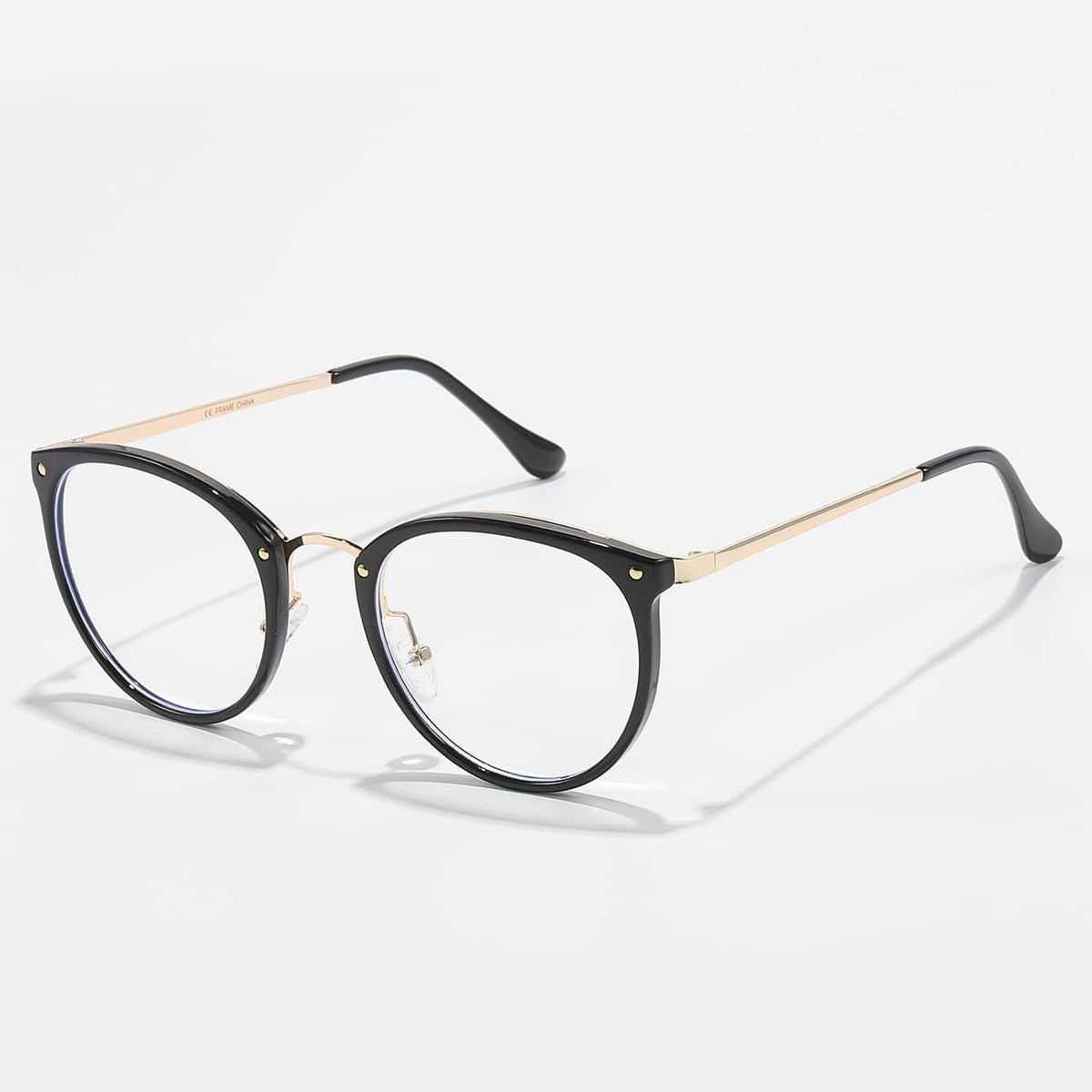 Anti-Blaulicht-Brille rundem Rahmen