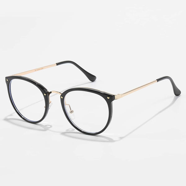 Anti-Blaulicht-Brille rundem Rahmen