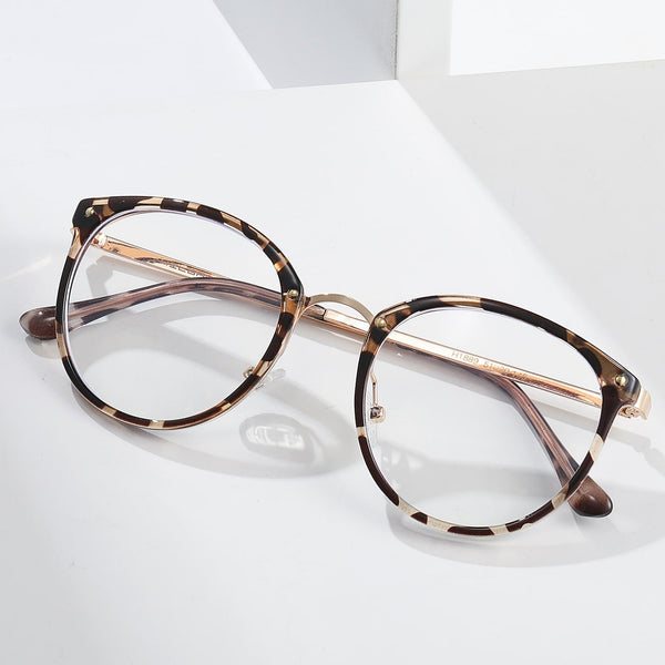 Anti-Blaulicht-Brille rundem Rahmen