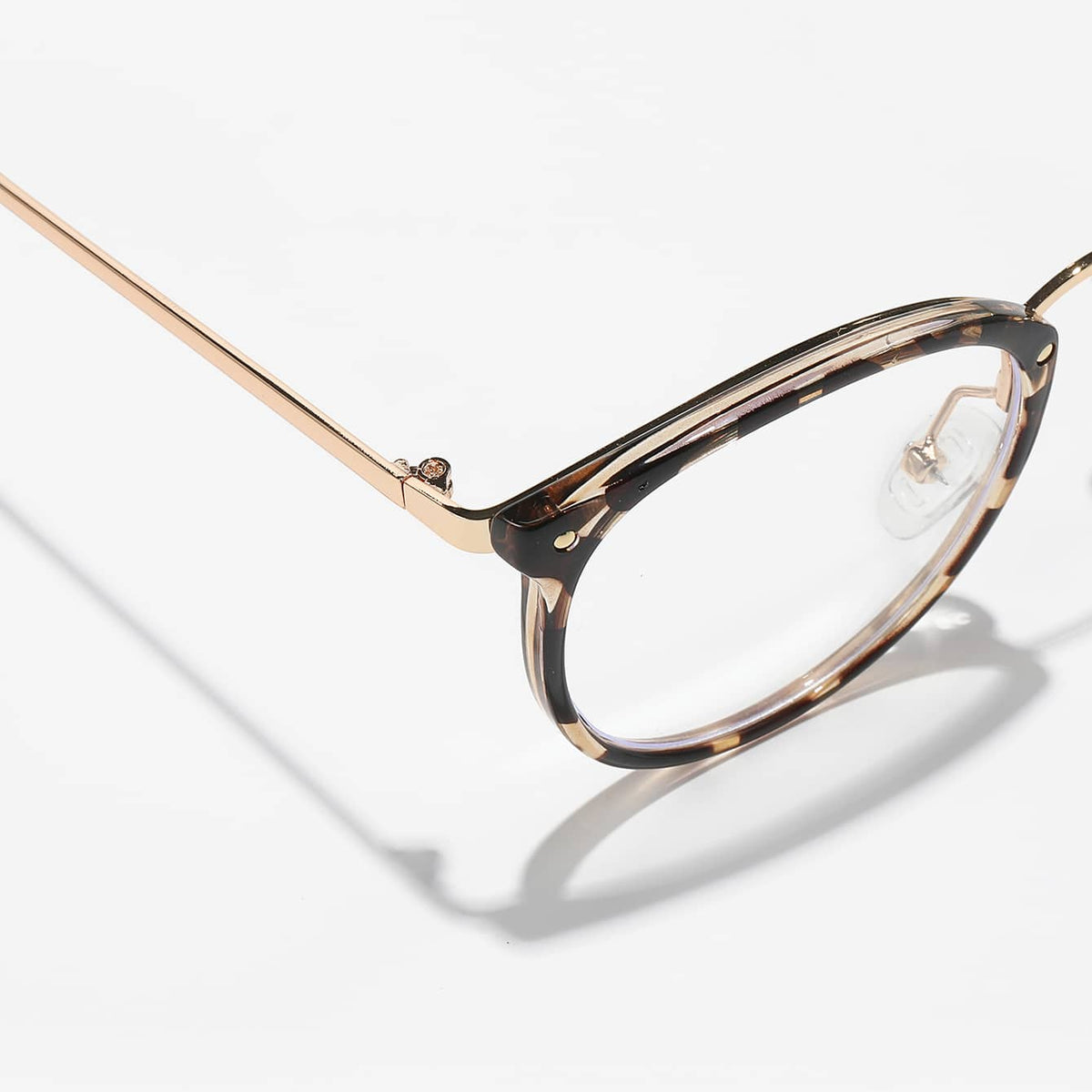 Anti-Blaulicht-Brille rundem Rahmen