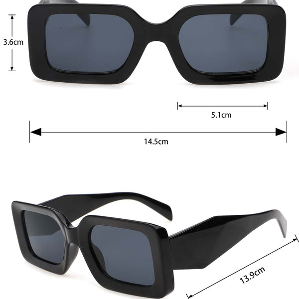 Mode Brille mit quadratischem Rahmen