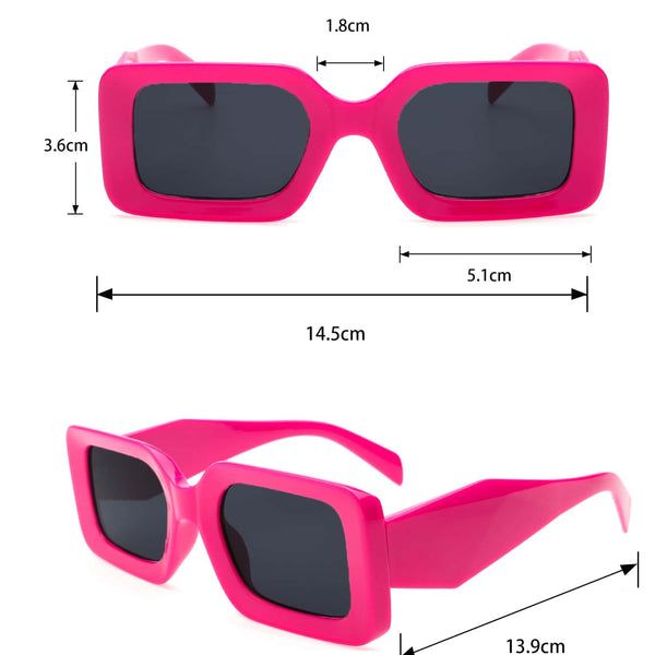 Mode Brille mit quadratischem Rahmen