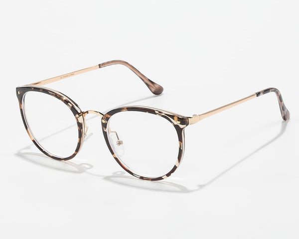 Anti-Blaulicht-Brille rundem Rahmen