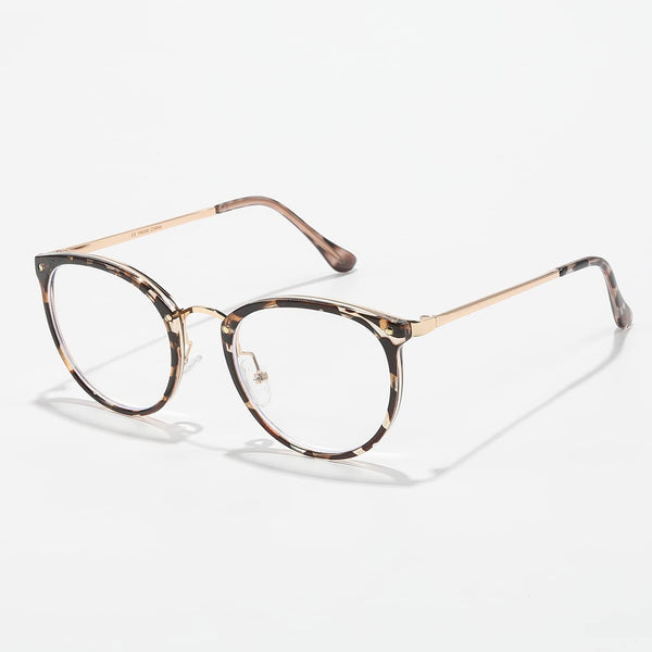 Anti-Blaulicht-Brille rundem Rahmen