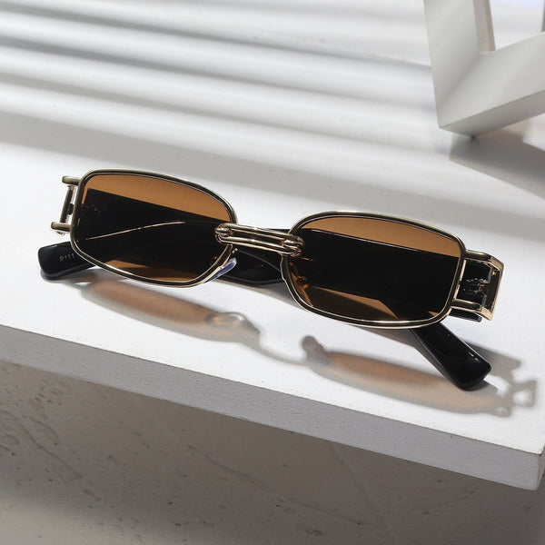 Mode Brille mit metallischem Rahmen