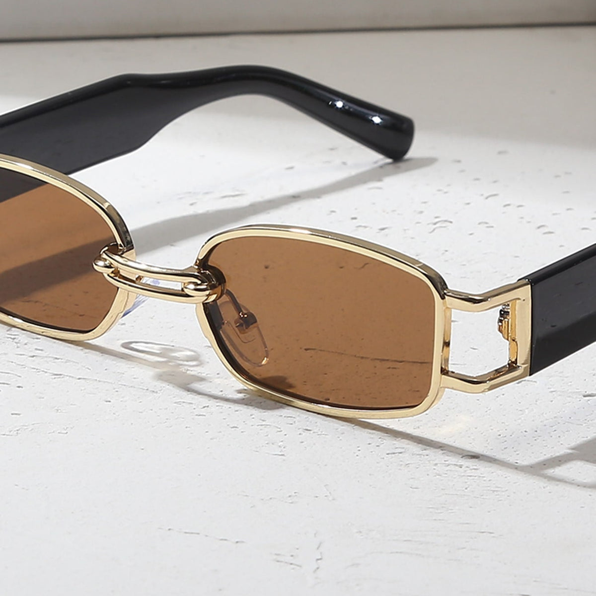 Mode Brille mit metallischem Rahmen