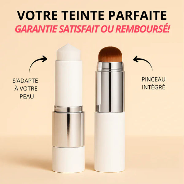 Fond de teint 2-en-1 avec pinceau intégré