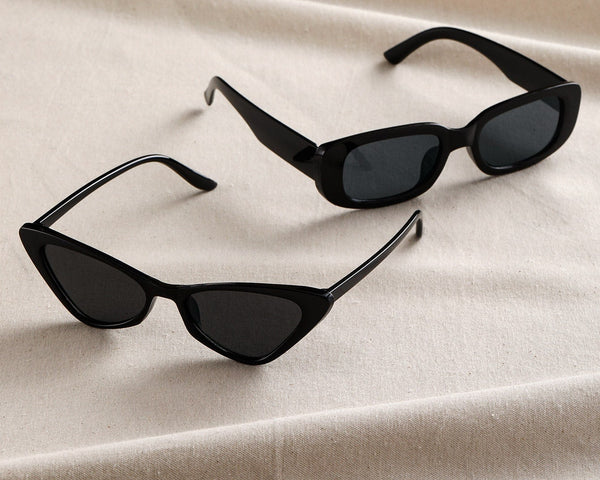 2 Paar Katzenaugen Sonnenbrille
