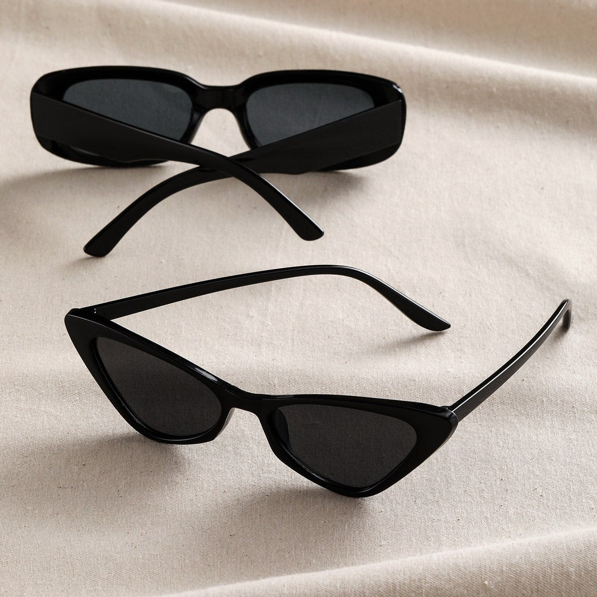 2 Paar Katzenaugen Sonnenbrille