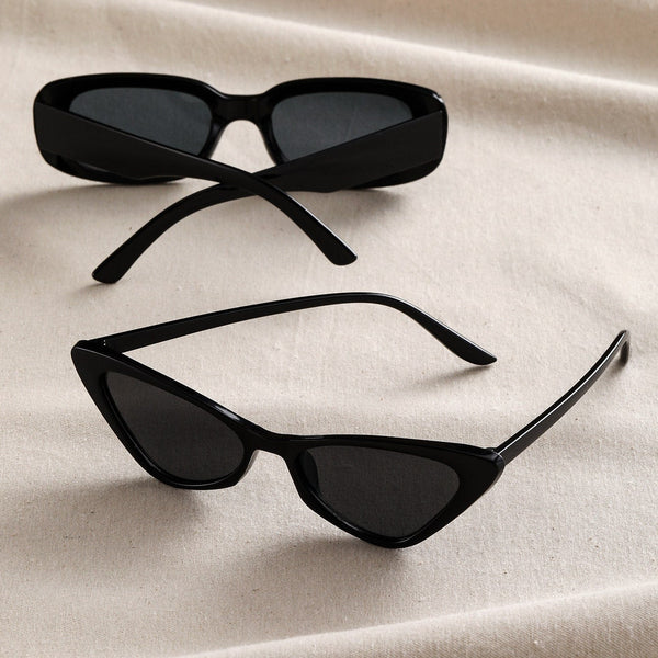 2 Paar Katzenaugen Sonnenbrille