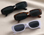 3 Paar Sonnenbrille mit quadratischem Rahmen