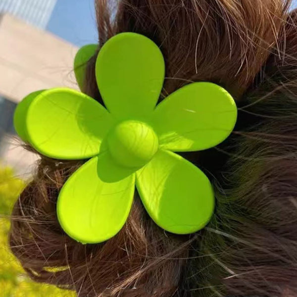 Haarklammer mit Blume Design