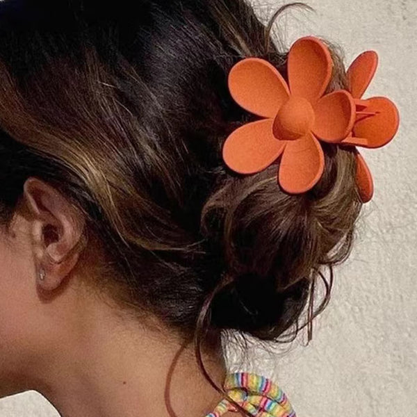 Haarklammer mit Blume Design