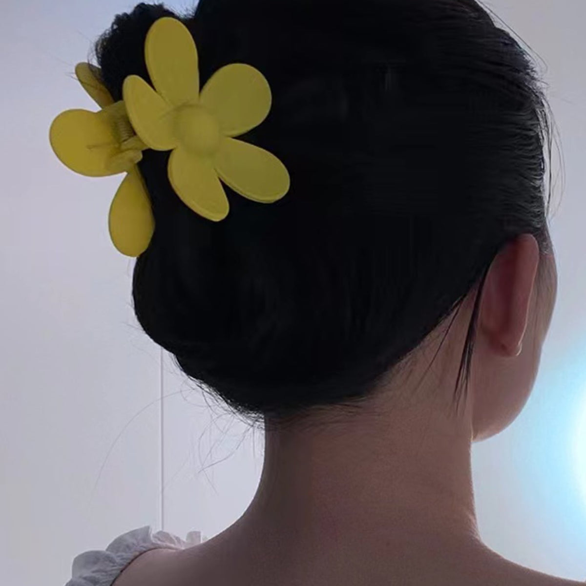 Haarklammer mit Blume Design