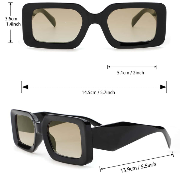 Mode Brille mit quadratischem Rahmen