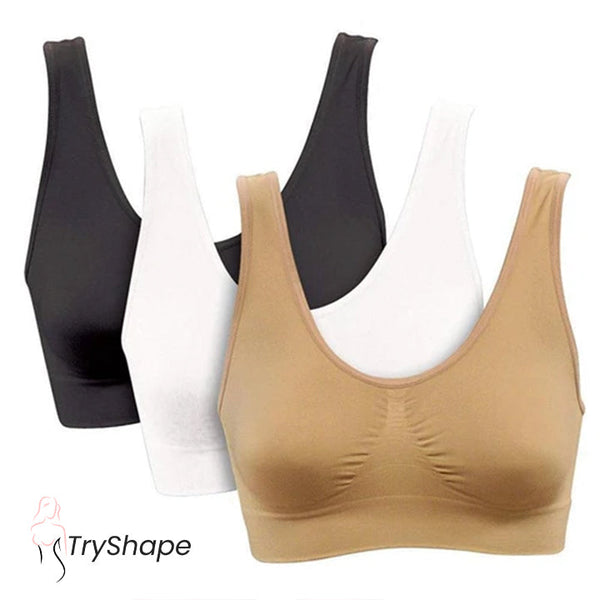 FlexiFit™ Bügelloser Halt mit sicherem Verschluss für ganztägigen Komfort