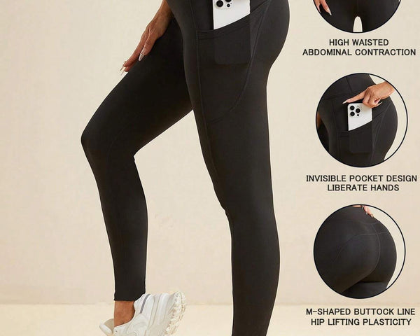Nala™ High-Waist Leggings mit Taschen
