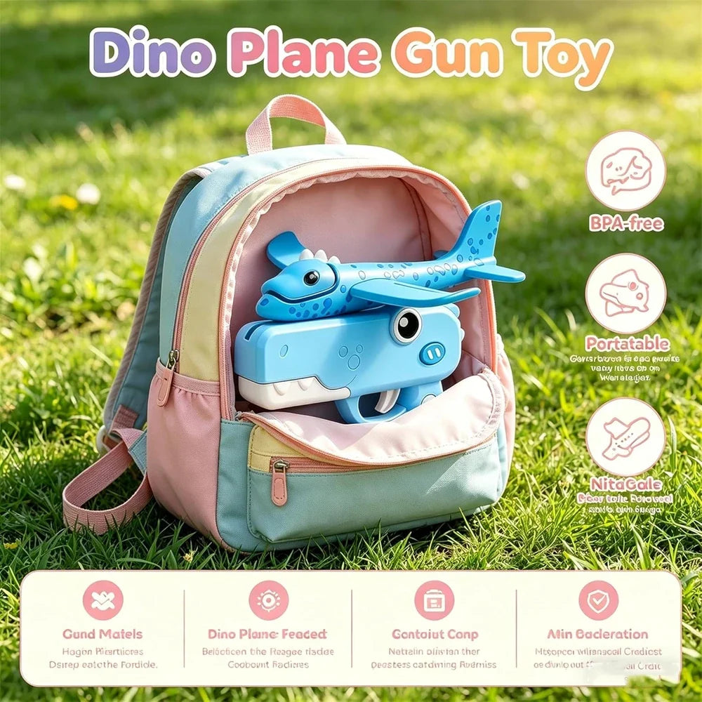 DinoFly™ Abenteuer-Flugzeug Launcher – Für Spannenden Outdoor-Spaß Ohne Batterien