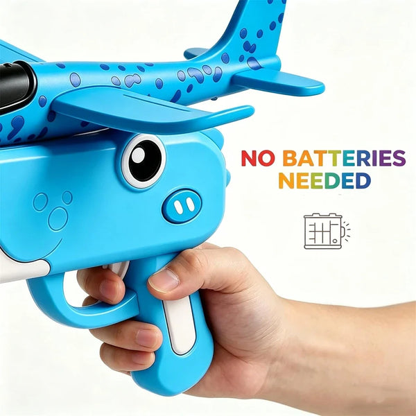 DinoFly™ Abenteuer-Flugzeug Launcher – Für Spannenden Outdoor-Spaß Ohne Batterien