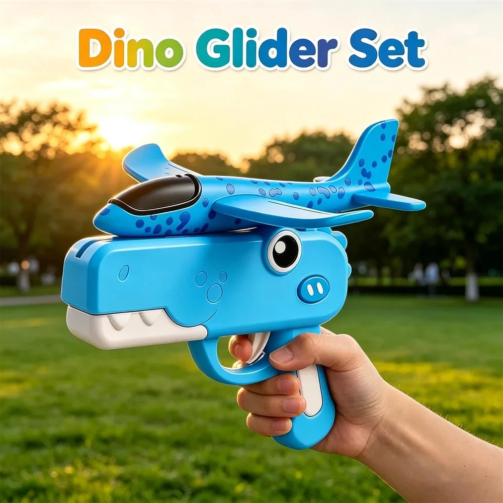 DinoFly™ Abenteuer-Flugzeug Launcher – Für Spannenden Outdoor-Spaß Ohne Batterien
