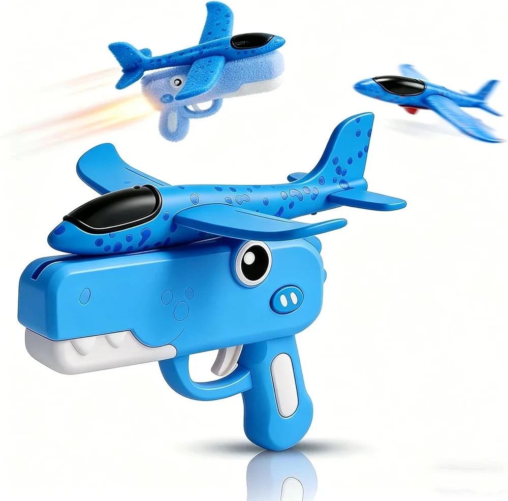 DinoFly™ Abenteuer-Flugzeug Launcher – Für Spannenden Outdoor-Spaß Ohne Batterien