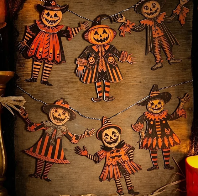 HauntHaven™ Vintage Halloween Holz-Wanddeko – Nostalgischer Kürbis-Look für schaurig-schöne Festtagsstimmung 🎃🖤