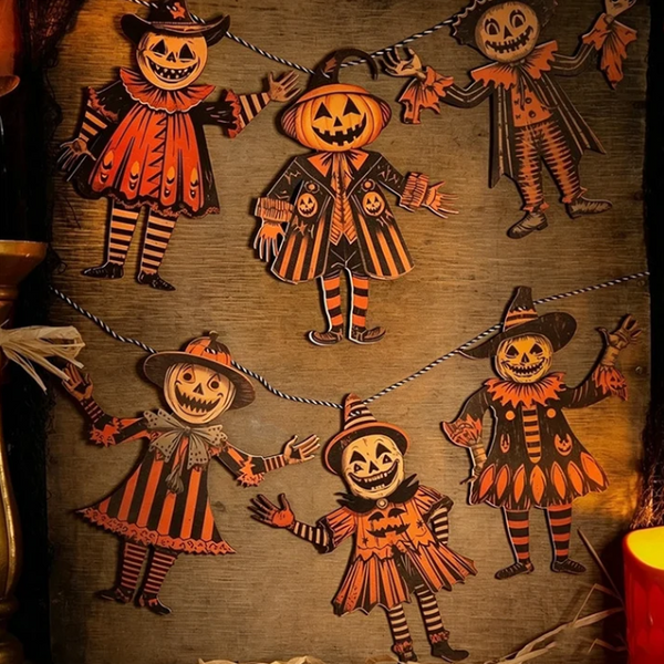 HauntHaven™ Vintage Halloween Holz-Wanddeko – Nostalgischer Kürbis-Look für schaurig-schöne Festtagsstimmung 🎃🖤