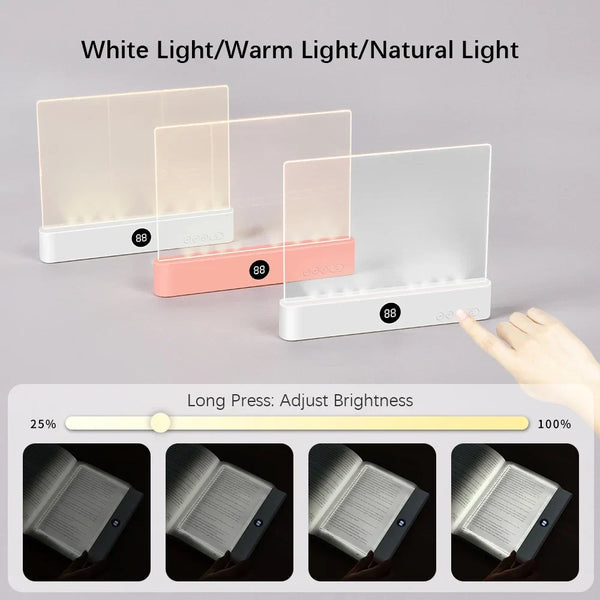 LeseLume™ LED-Lesezeichenlampe | Sanftes Licht für entspannte Lesestunden