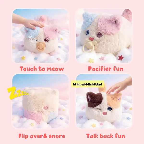 MiauMio™ Interaktive Kuschelkatze | Schnurren, Spielen & Freude schenken