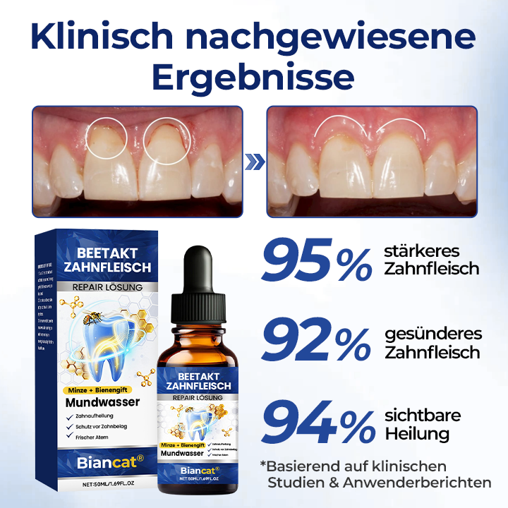 1+1 GRATIS | BeeTakt Zahnfleisch-Repair Lösung