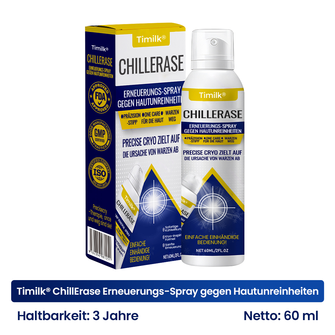 1+1 GRATIS | ChillErase Erneuerungs-Spray gegen Hautunreinheiten