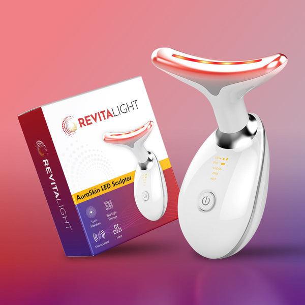 🔥 50% RABATT | LumiLift™ LED Gesichts- & Massagegerät – Für Straffer & Strahlender Aussehende Haut