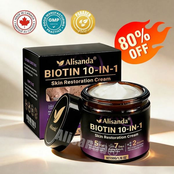 DermaViora™ Biotin 10-in-1 Hautpflegecreme – Intensive Regeneration, Glättung & Festigung