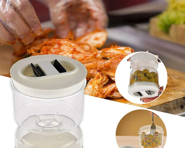 PicklePal™ - Essiggurken- und Olivenglasbehälter mit Sieb [Letzter Tag Rabatt]