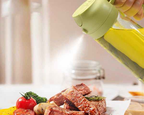 50% RABATT | EasyOil - 2 in 1 Ölsprüher und -spender aus Glas [Letzter Tag Rabatt]