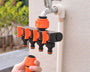 AquaSplit™ – 4-Wege Gartenschlauchverteiler für maximale Bewässerung!