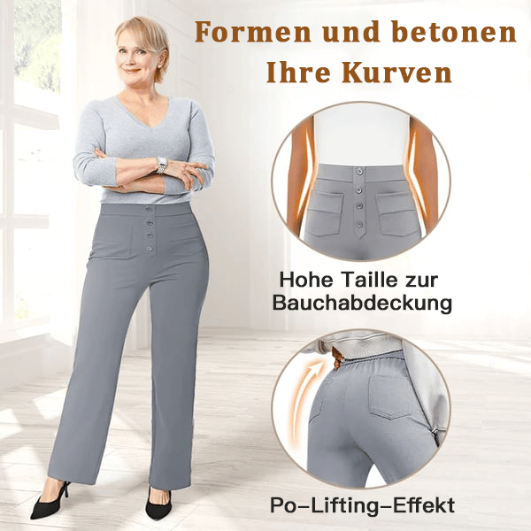 ComfyPlus™ – Die lässige Stretch-Hose mit hoher Taille für Frauen