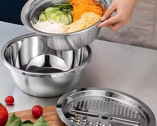 GrateBasin™ - 6-in-1-Becken aus Edelstahl