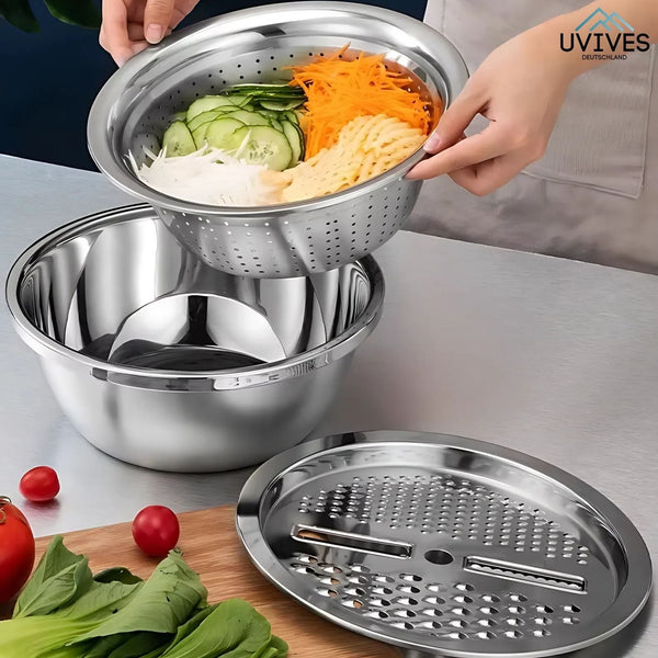 GrateBasin™ - 6-in-1-Becken aus Edelstahl
