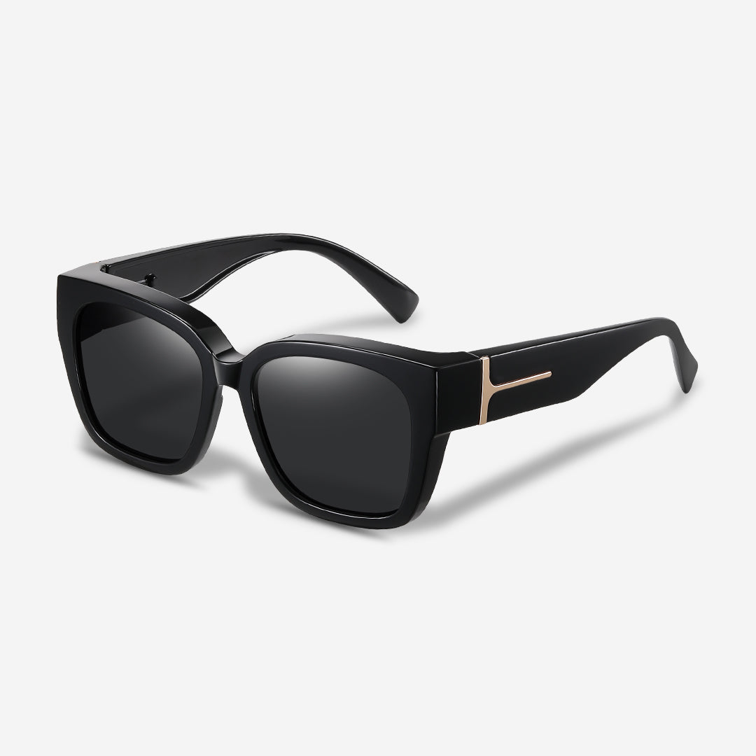 SolaraFit™ Polarisierter UV-Schutz über Korrektionsbrillen - Sonnenbrille zum Überziehen für Damen