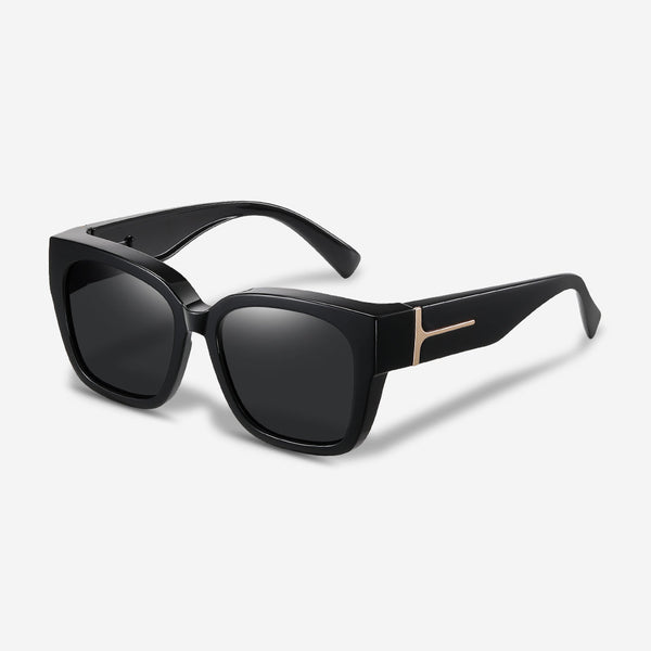 SolaraFit™ Polarisierter UV-Schutz über Korrektionsbrillen - Sonnenbrille zum Überziehen für Damen