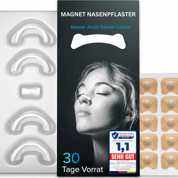 NasalFlow™ | Magnetische Nasenpflaster – Für Freieres Atmen & Ruhigere Nächte