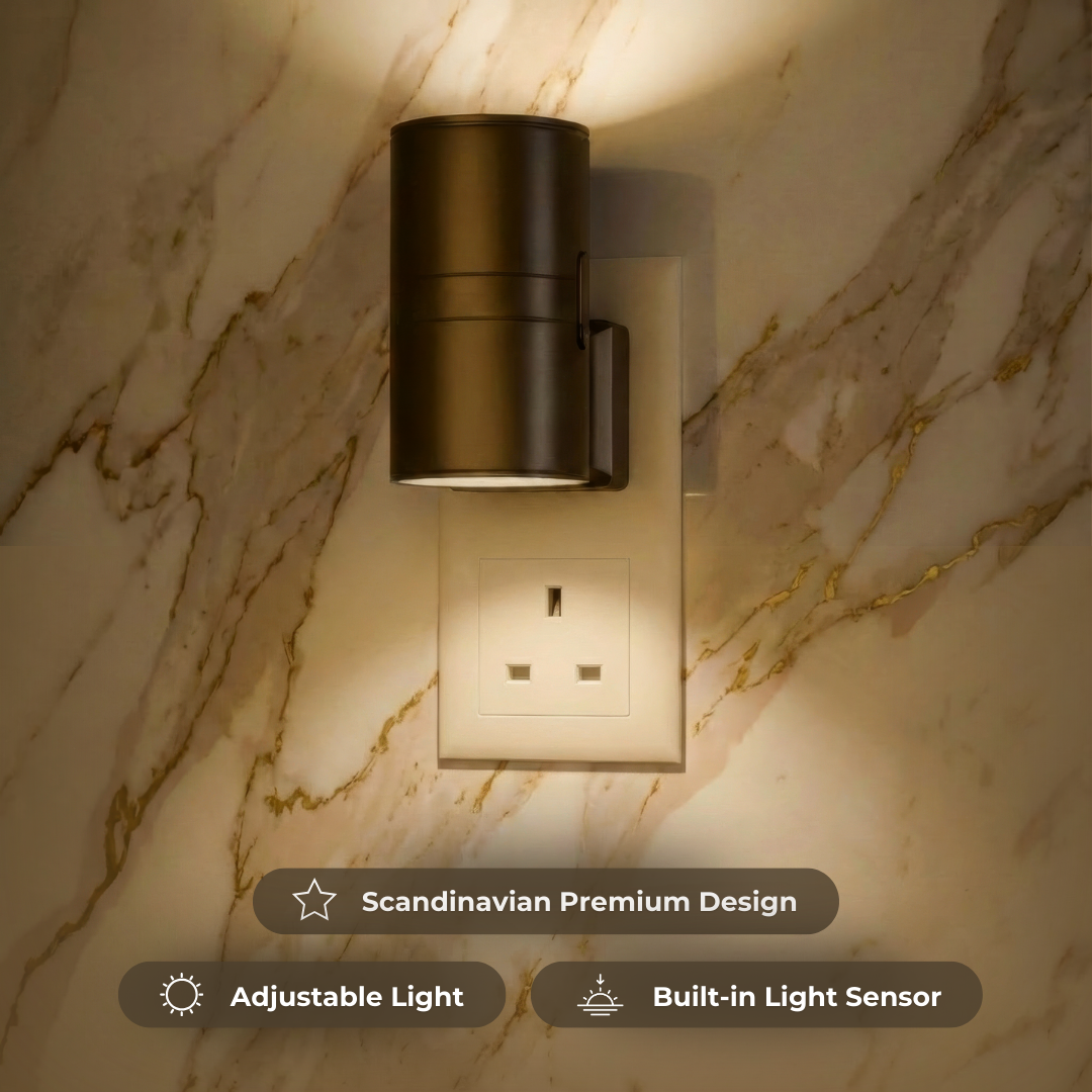 Glowvia™ LED-Wandleuchte | Automatisches Licht & warme Wohlfühlatmosphäre